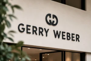 Gerry Weber Storefront mit modernem Markenschild an einer eleganten Ladenfassade