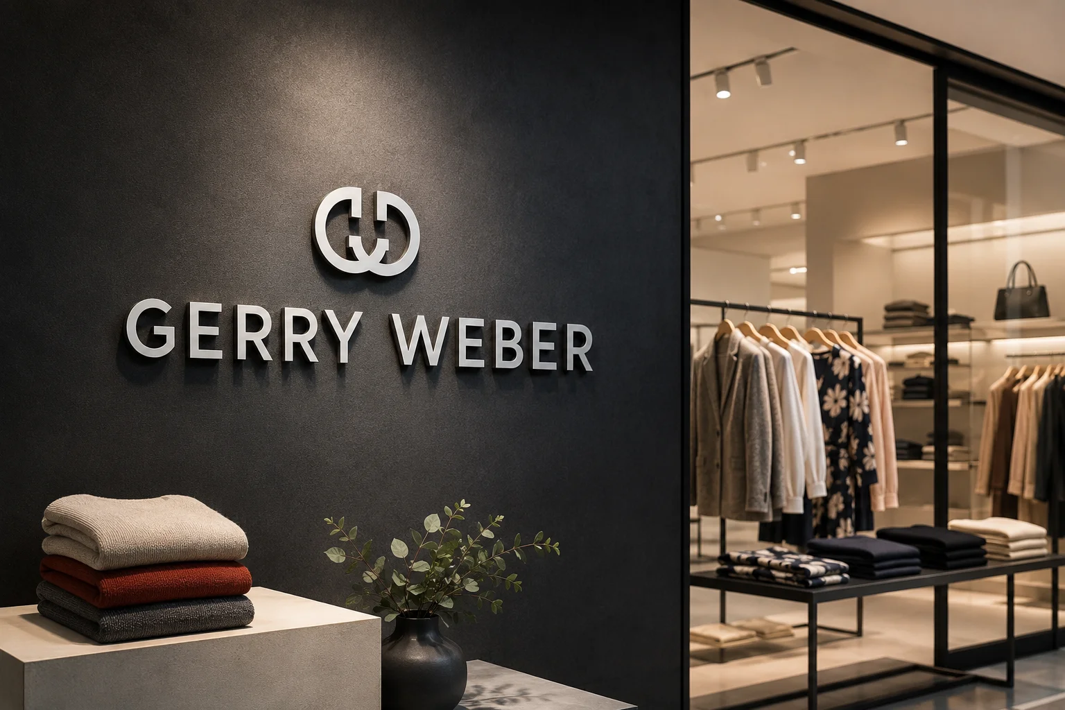 Gerry Weber fashion store with high-quality store design and women's fashion inside